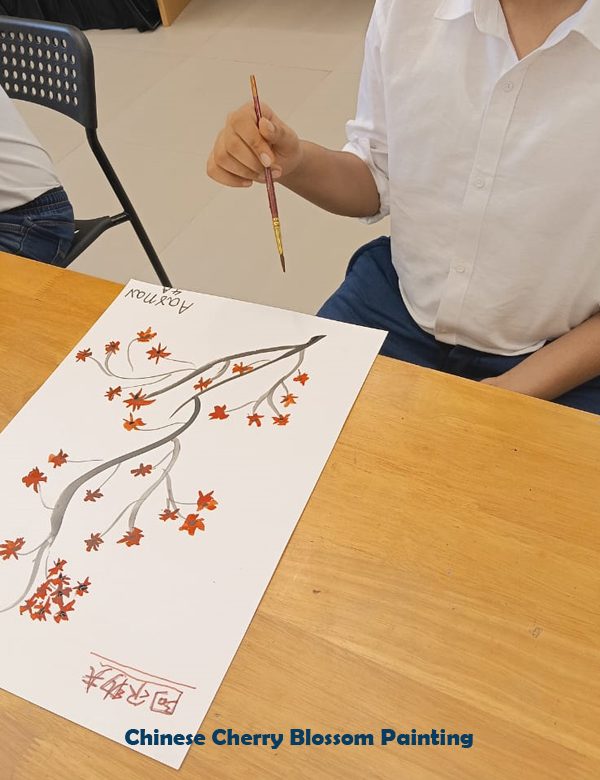Chinese Cherry Blossom Painting